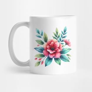 Retro Floral Mug